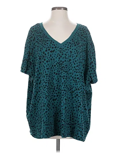 Pre-owned Heritage Short Sleeve T-shirt In Teal