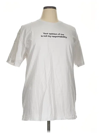 Pre-owned Heritage Short Sleeve T-shirt In White