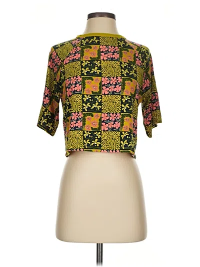 Pre-owned Heritage Short Sleeve Turtleneck In Green