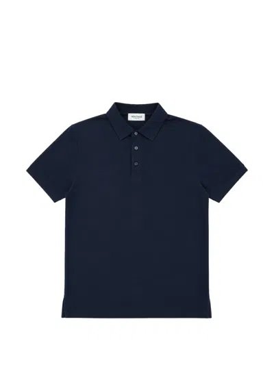 Heritage Short-sleeve Polo Shirt In Blue