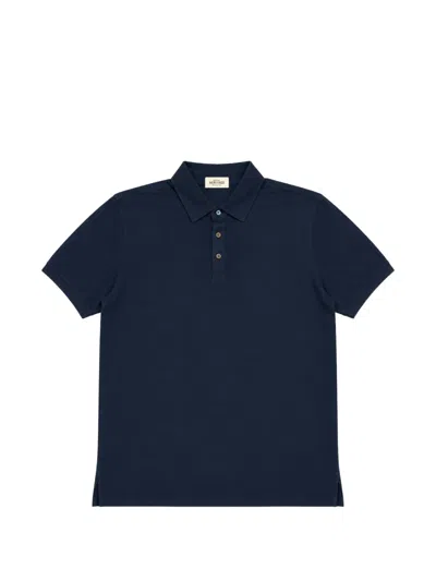 Heritage Short-sleeve Polo Shirt In Blue
