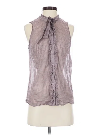 Pre-owned Heritage Sleeveless Blouse In Gray