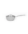 Heritage Steel Titanium Series Fully Cladded 2-quart Saucier With Lid In Stainless Steel