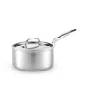 Heritage Steel Titanium Series Fully Cladded 3-quart Saucepan With Lid In Stainless Steel