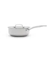 Heritage Steel Titanium Series Fully Cladded 3-quart Saucier With Lid In Stainless Steel