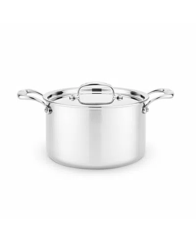 Heritage Steel Titanium Series Fully Cladded 5-quart Sauce Pot With Lid In Stainless Steel