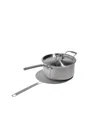 Heritage Steel X Eater 5-ply Stainless Steel 4-qt. Saucepan With Lid In Silver