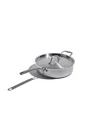 Heritage Steel X Eater 5-ply Stainless Steel 4-qt. Saute With Lid In Silver