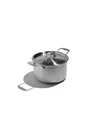 Heritage Steel X Eater 5-ply Stainless Steel 5-qt. Sauce Pot With Lid In Silver