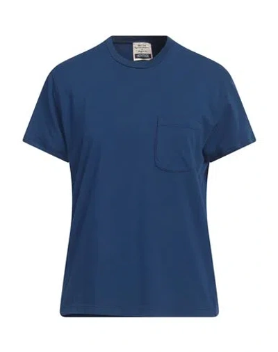 Heritage Woman T-shirt Navy Size 12 Cotton, Elastane