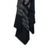 Heritagemoda Men's Black / Grey / Neutrals Handwoven Ikat Black Grey Cashmere Pashmina Scarf In Black/grey