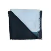 Heritagemoda Women's Black / Grey / Neutrals Featherlight Grey Black Wool Silk Scarf