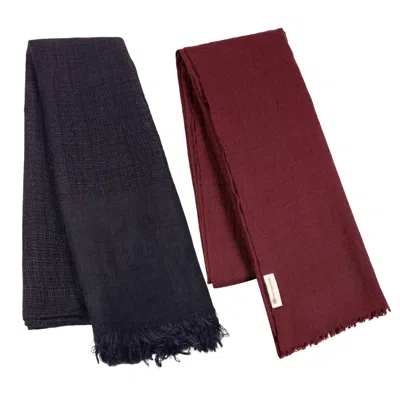 Heritagemoda Women's Blue / Red Gift Saver Pack Of Two Bestsellers In Blue/red