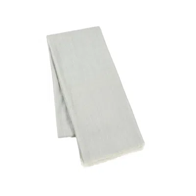 Heritagemoda Women's Grey / Neutrals Silver Grey Pure Pashmina Cashmere Scarf