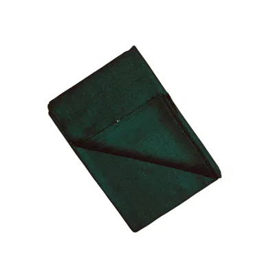 Heritagemoda Women's Handmade Forest Green Cashmere Scarf