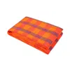 Heritagemoda Women's Yellow / Orange / Pink Orange Pink Tartan Plaid Wool Scarf