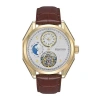 Heritor Automatic Antoni 24 Hour Mens Watch In Brown