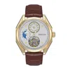 Heritor Automatic Antoni 24 Hour Mens Watch In Gold