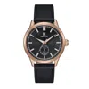 Heritor Automatic Argento Leather-band Watch In Multi