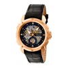 Heritor Automatic Conrad Skeleton Leather-band Watch In Multi