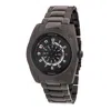 Heritor Automatic Daniels Semi-skeleton Leather-band Watch In Metallic
