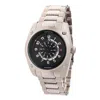 Heritor Automatic Daniels Semi-skeleton Leather-band Watch In Silver
