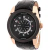 Heritor Automatic Daniels Semi-skeleton Leather-band Watch In Multi