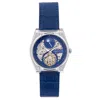 Heritor Automatic Daxton Skeleton Watch In Blue