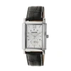 Heritor Automatic Frederick Leather-band Watch In Silver