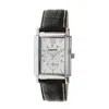 Heritor Automatic Frederick Leather-band Watch In White
