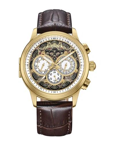Heritor Automatic Heritor Men's Apostle Watch In Brown