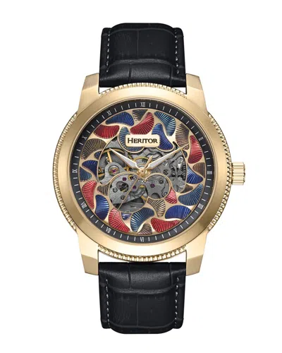 Heritor Automatic Heritor Men's Emmanuel Watch In Black