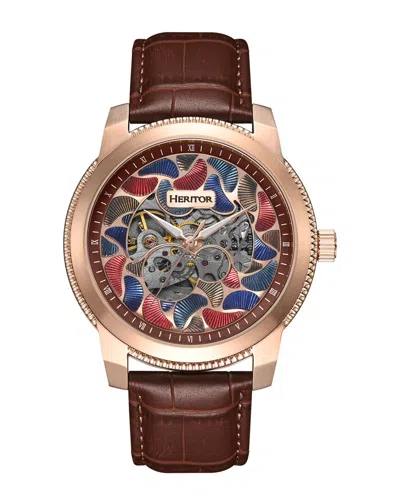 Heritor Automatic Heritor Men's Emmanuel Watch In Brown