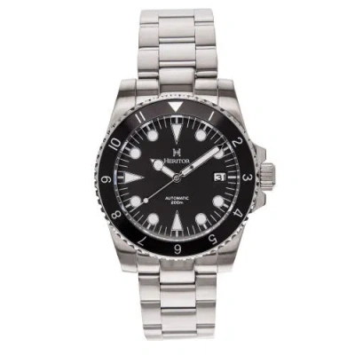 Heritor Automatic Luciano Bracelet Watch W/date In Black