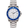 Heritor Automatic Luciano Bracelet Watch W/date In Blue/white