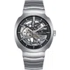 Heritor Automatic Magnus Stainless Steel-band Watch In Metallic