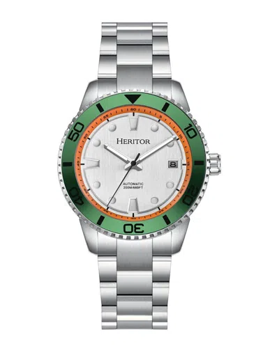 Heritor Automatic Bexley Automatic Divers Watch In Metallic