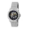Heritor Automatic Conrad Skeleton Bracelet Watch In Metallic