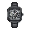 Heritor Automatic Campbell Leather-band Skeleton Watch