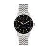 Heritor Automatic Men's Hurst Bracelet Watch With Date - Black In Black