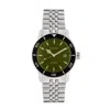 Heritor Automatic Men's Hurst Bracelet Watch With Date - Green In Green