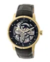 Heritor Automatic Men's Ryder Watch In Black/gold