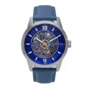 Heritor Automatic Jonas Leather-band Skeleton Watch In Multi