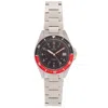 Heritor Automatic Men's Silver / Red / Black Calder Bracelet Watch With Date - Black, Red, Silver In Silver/red/black