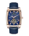 Heritor Automatic Valentin Mens Automatic Watch With Date In Blue