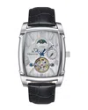Heritor Automatic Valentin Mens Automatic Watch With Date In Black