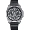 Heritor Automatic Romero Leather-band Watch In Black
