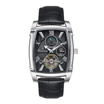 Heritor Automatic Valentin Mens Automatic Watch With Date In Black