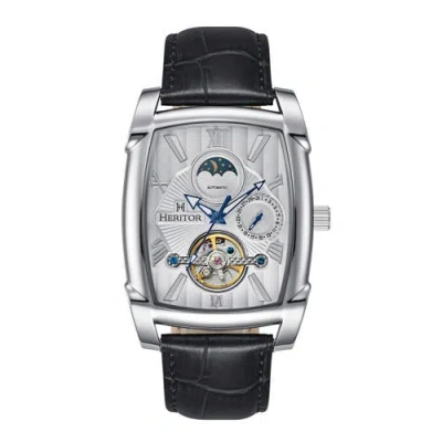 Heritor Automatic Valentin Mens Automatic Watch With Date In Black