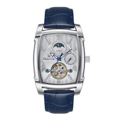 Heritor Automatic Valentin Mens Automatic Watch With Date In Blue